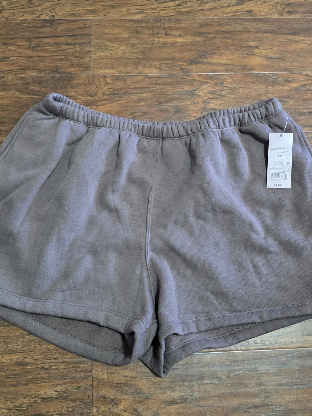 Wild Fable Women's Casual Elastic-Waist Shorts - Brown XXL.